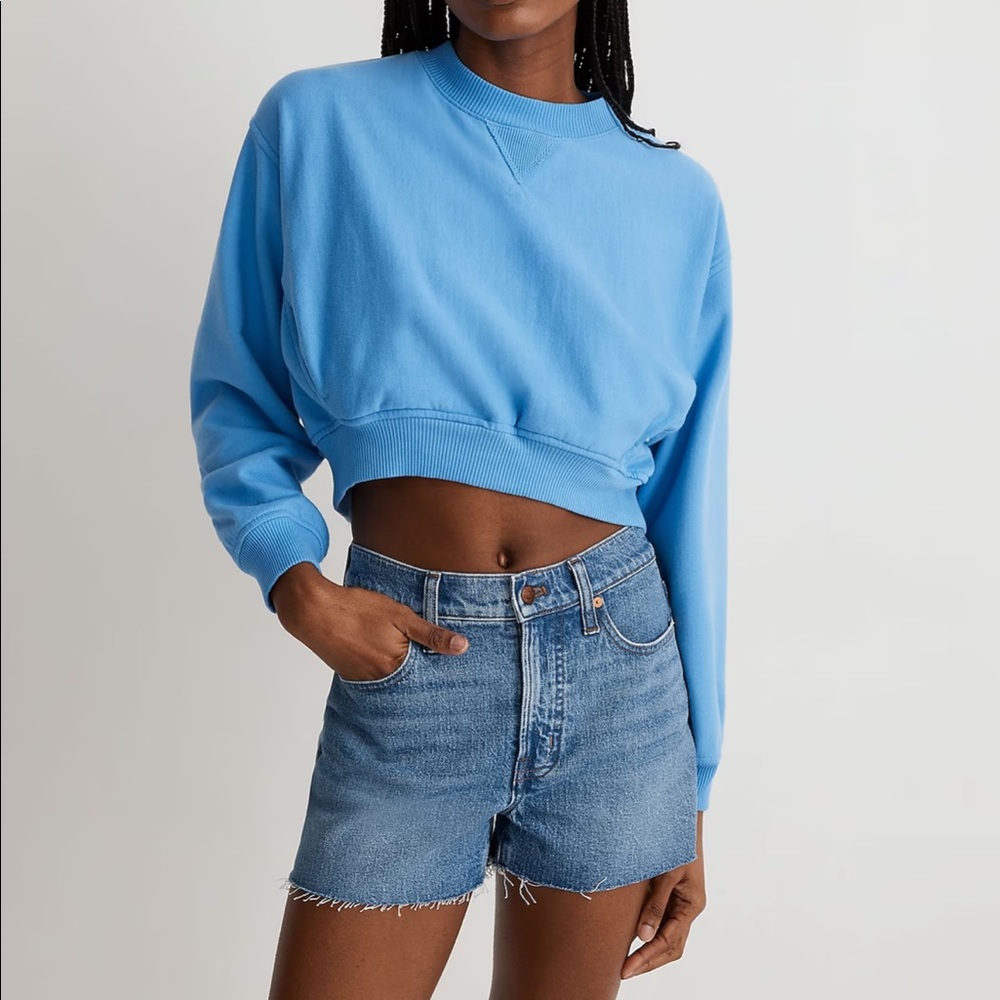 High waisted Madewell denim shorts